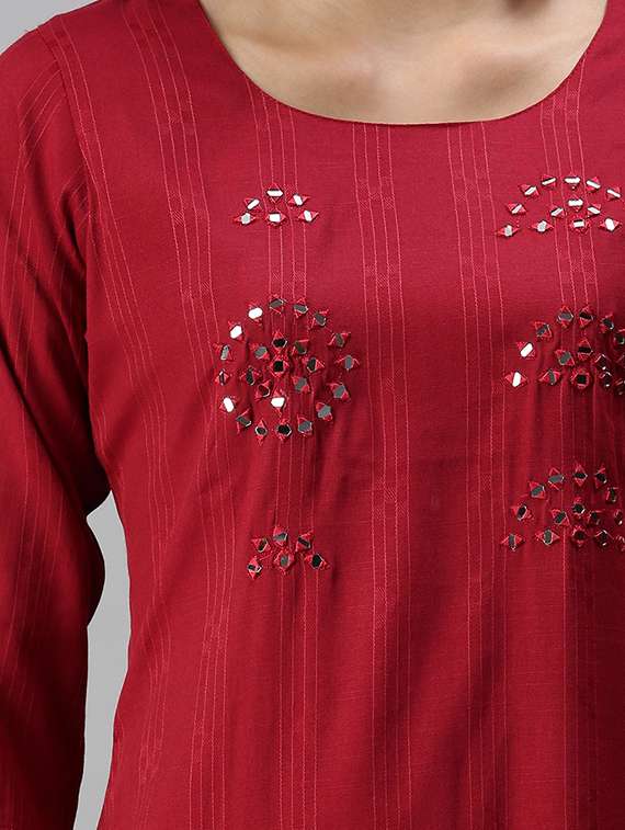 women's straight kurta - 18294585 -  Standard Image - 3