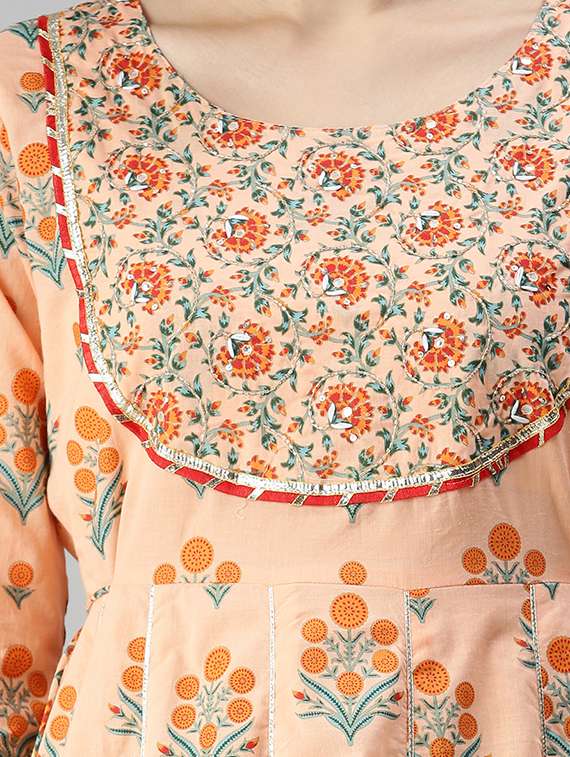 Women's Flared Kurta - 18294603 -  Standard Image - 3