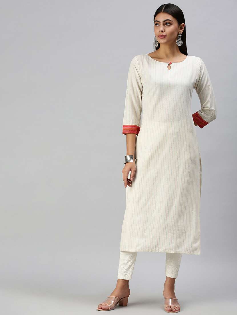 women's straight kurta - 18294607 -  Zoom Image - 0