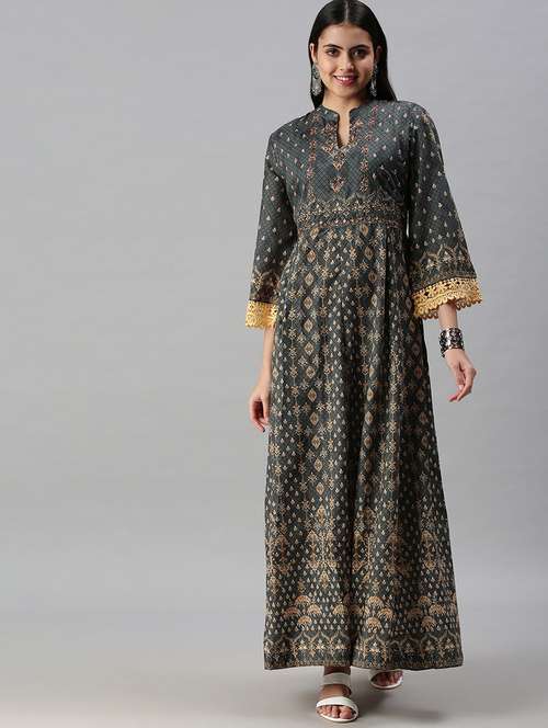 women's flared kurta - 18294661 - Standard Image - 0