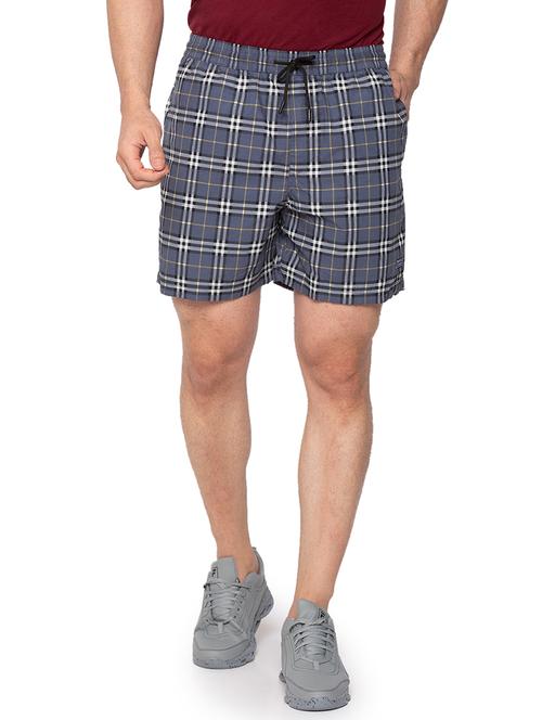 grey checkered short - 18294785 - Standard Image - 0