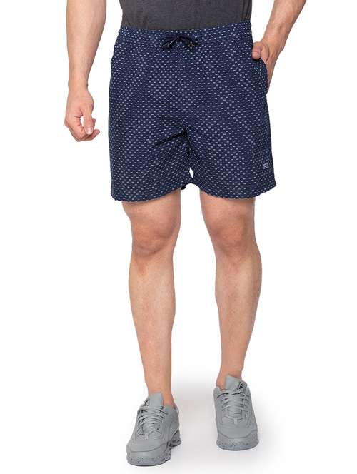 navy-blue printed short - 18294788 - Standard Image - 0