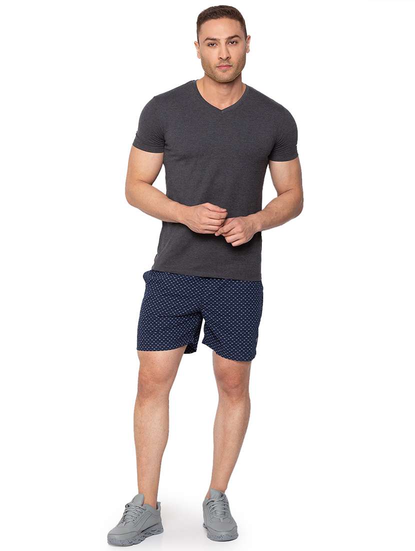 navy-blue printed short - 18294788 - Standard Image - 3