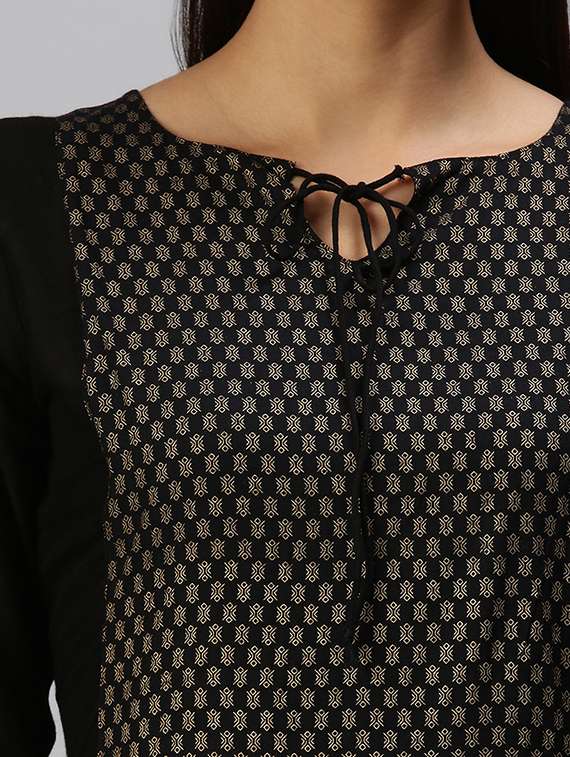 women's straight kurta - 18294798 - Standard Image - 3