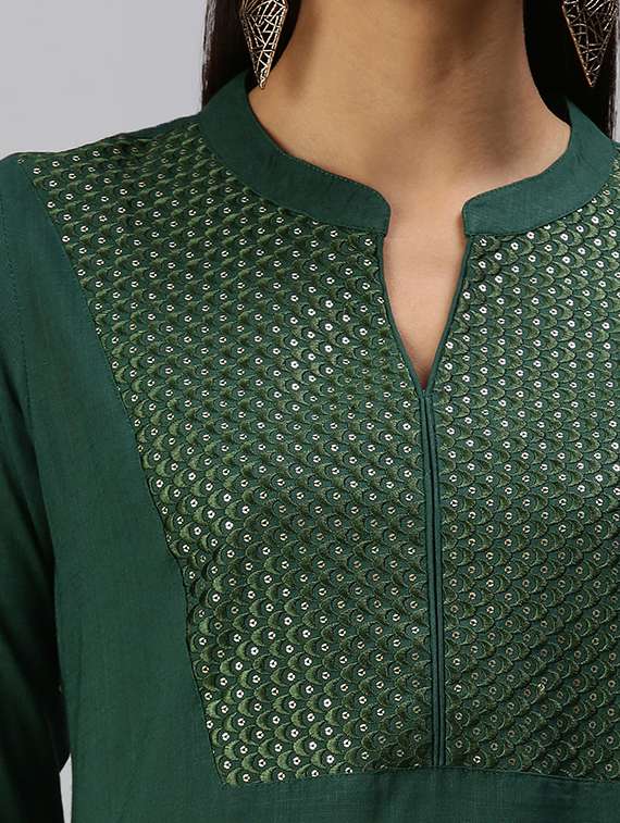 women's straight kurta - 18294801 -  Standard Image - 3