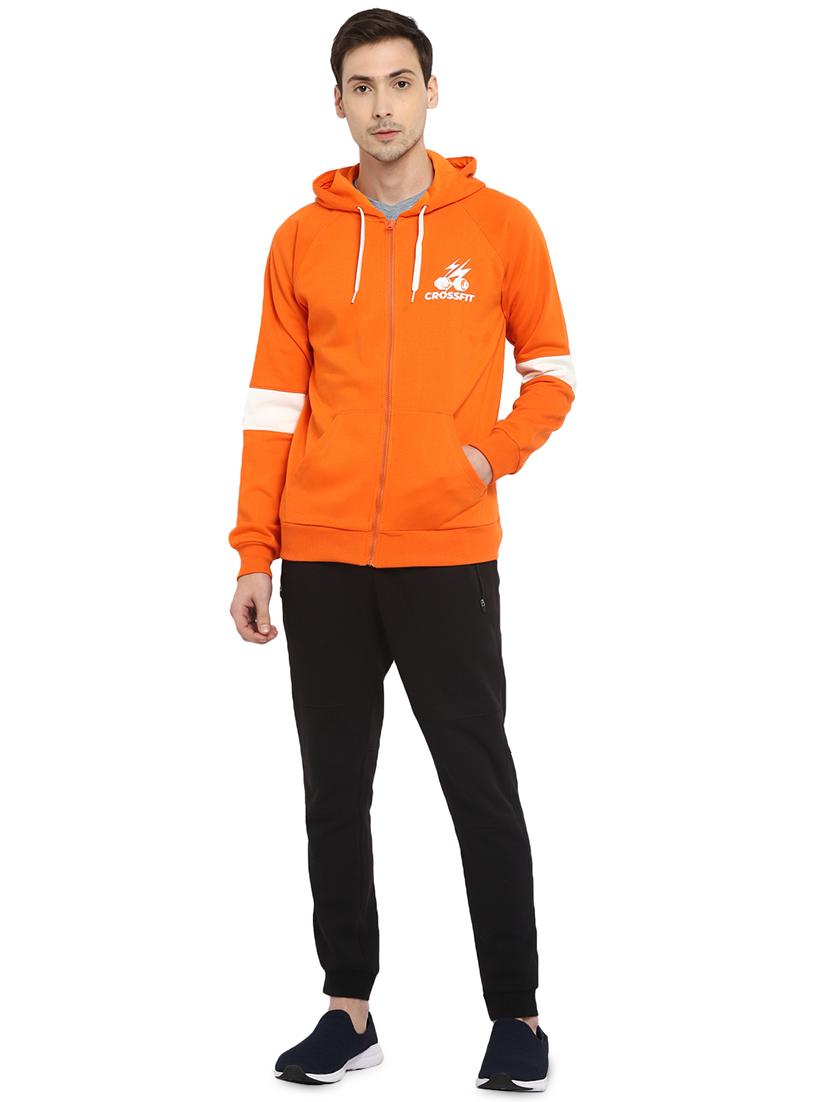 men color block long sleeve hooded sweatshirt - 18294853 - Standard Image - 3