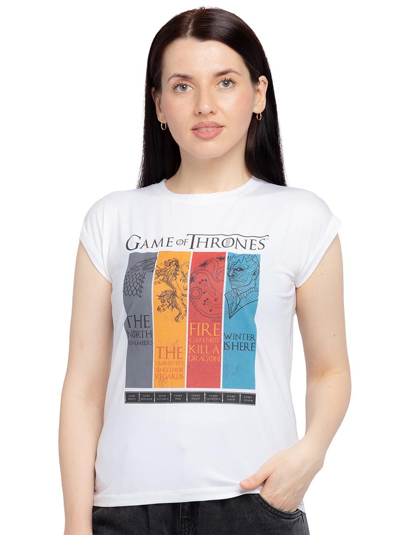 round neck printed tees - 18295015 - Zoom Image - 0