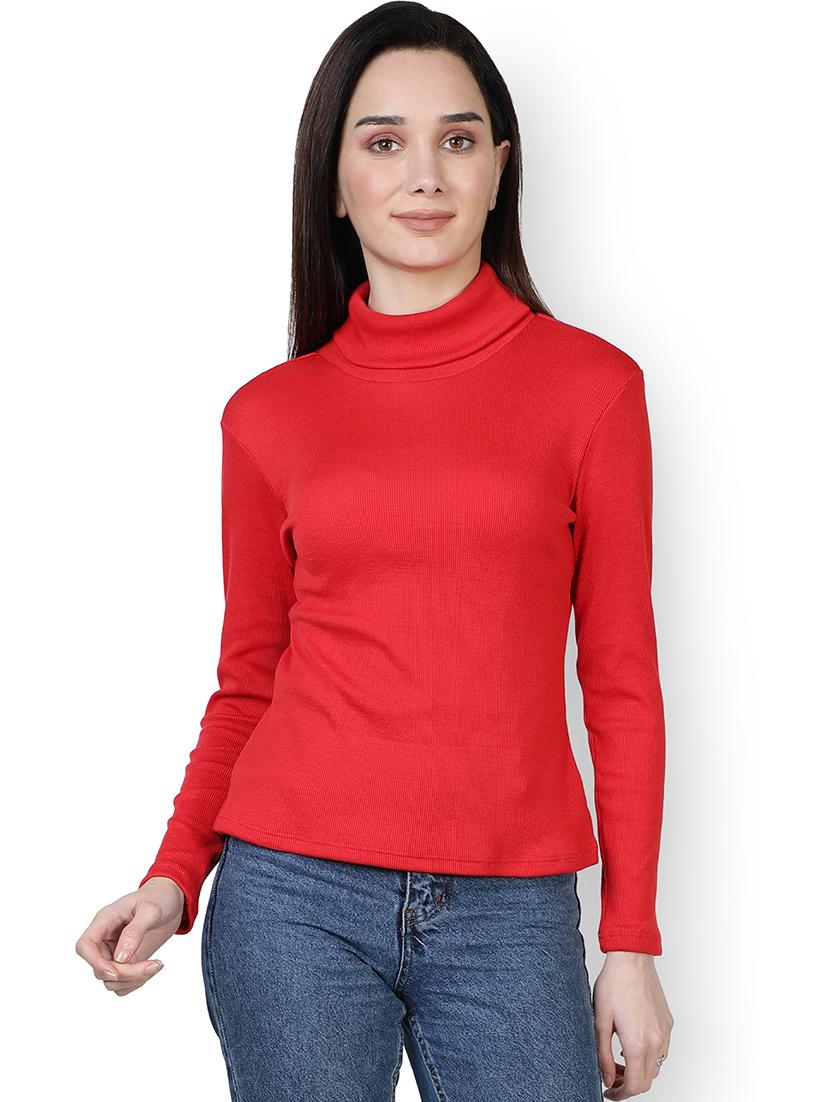 turtle neck solid top - 18295467 - Zoom Image - 0