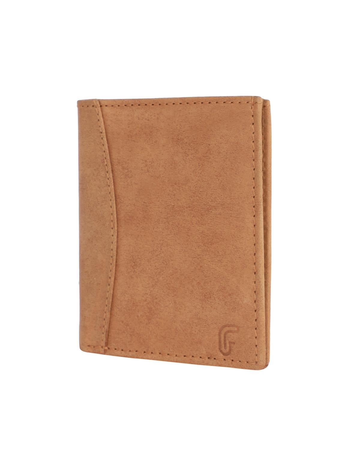 tan leather card holder for men - 18297418 - Zoom Image - 0