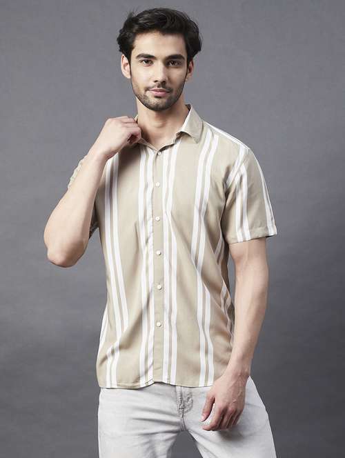 mens stripes casual shirt - 18297484 -  Standard Image - 0