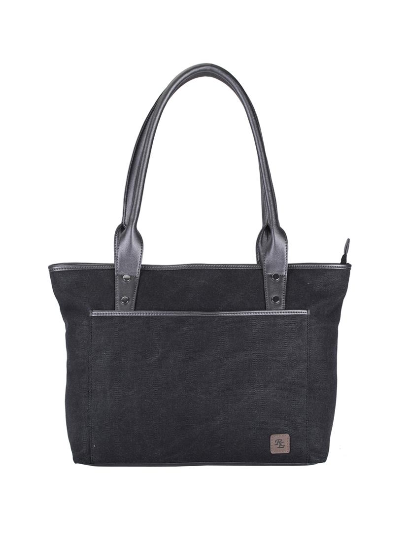 black solid regular handbag - 18297691 - Zoom Image - 0