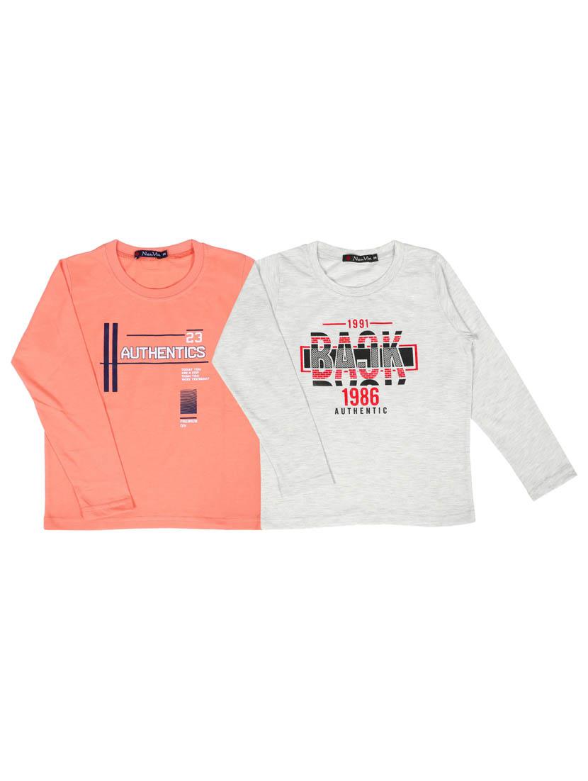 set of 2 pcs printed t-shirt - 18299230 - Zoom Image - 0