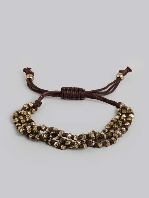 brown metal links bracelet - 18300628 -  Standard Image - 0