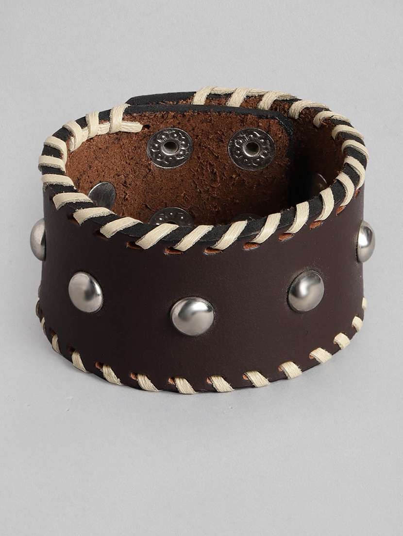 brown cotton bangle  bracelet