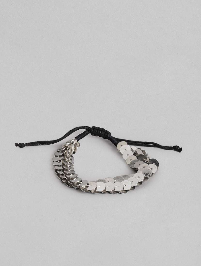 silver metal links bracelet - 18300696 - Zoom Image - 0