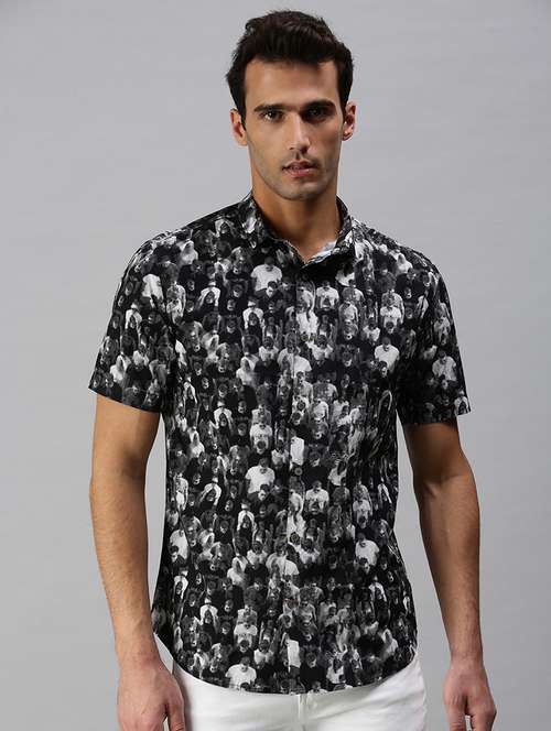 mens graphic casual shirt - 18301718 -  Standard Image - 0