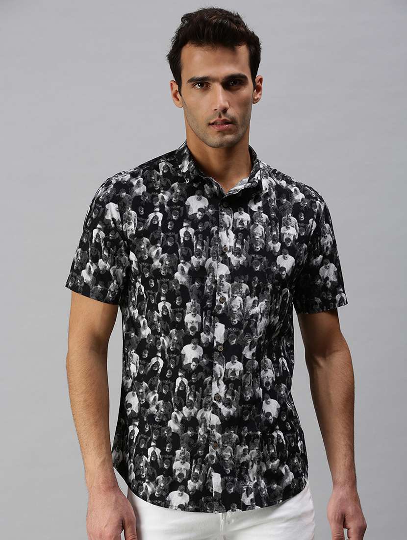 mens graphic casual shirt - 18301718 -  Zoom Image - 0