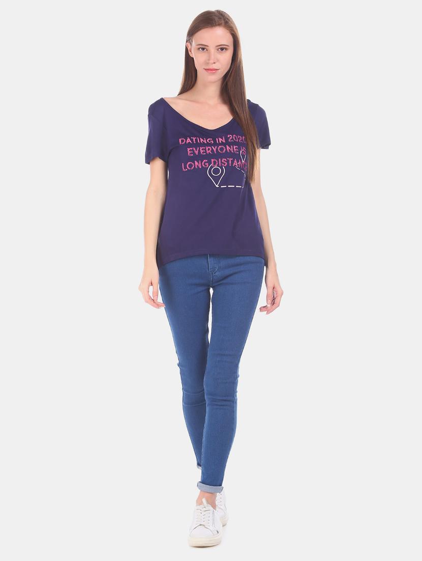 round neck short sleeve t-shirt - 18301835 - Standard Image - 3