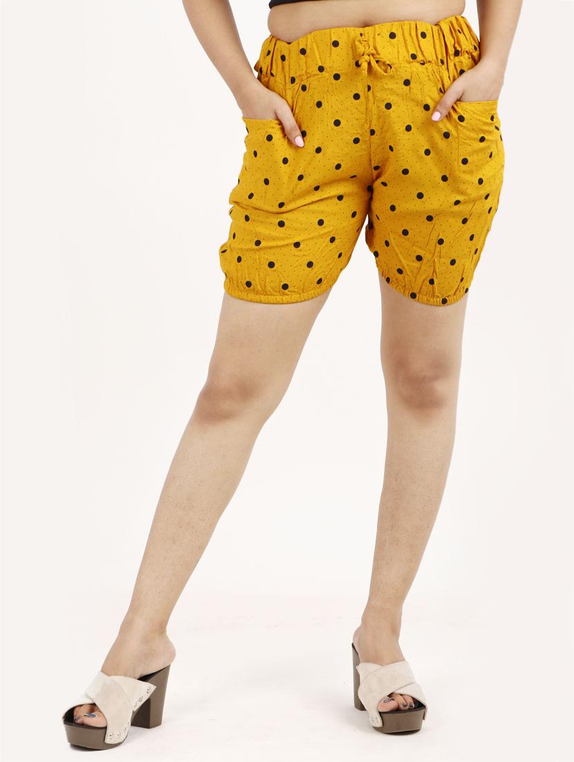 drawstring waist printed short - 18302424 - Zoom Image - 0