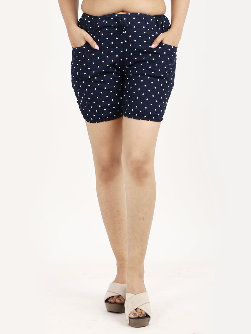 drawstring waist printed short - 18302425 - Zoom Image - 0