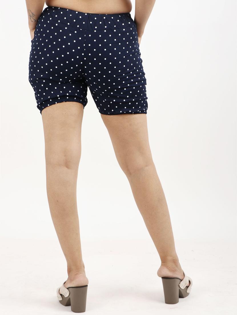 drawstring waist printed short - 18302425 - Standard Image - 3