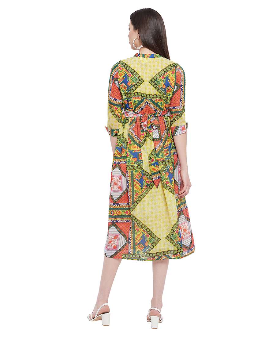 women's  madhubani dress - 18302438 -  Standard Image - 3