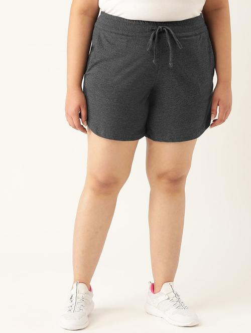 drawstring waist plus short - 18302504 - Standard Image - 0