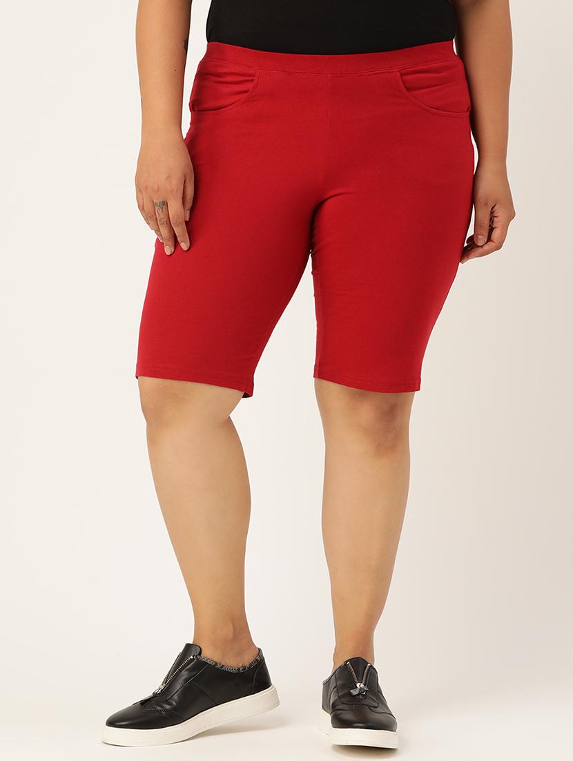 drawstring waist plus short