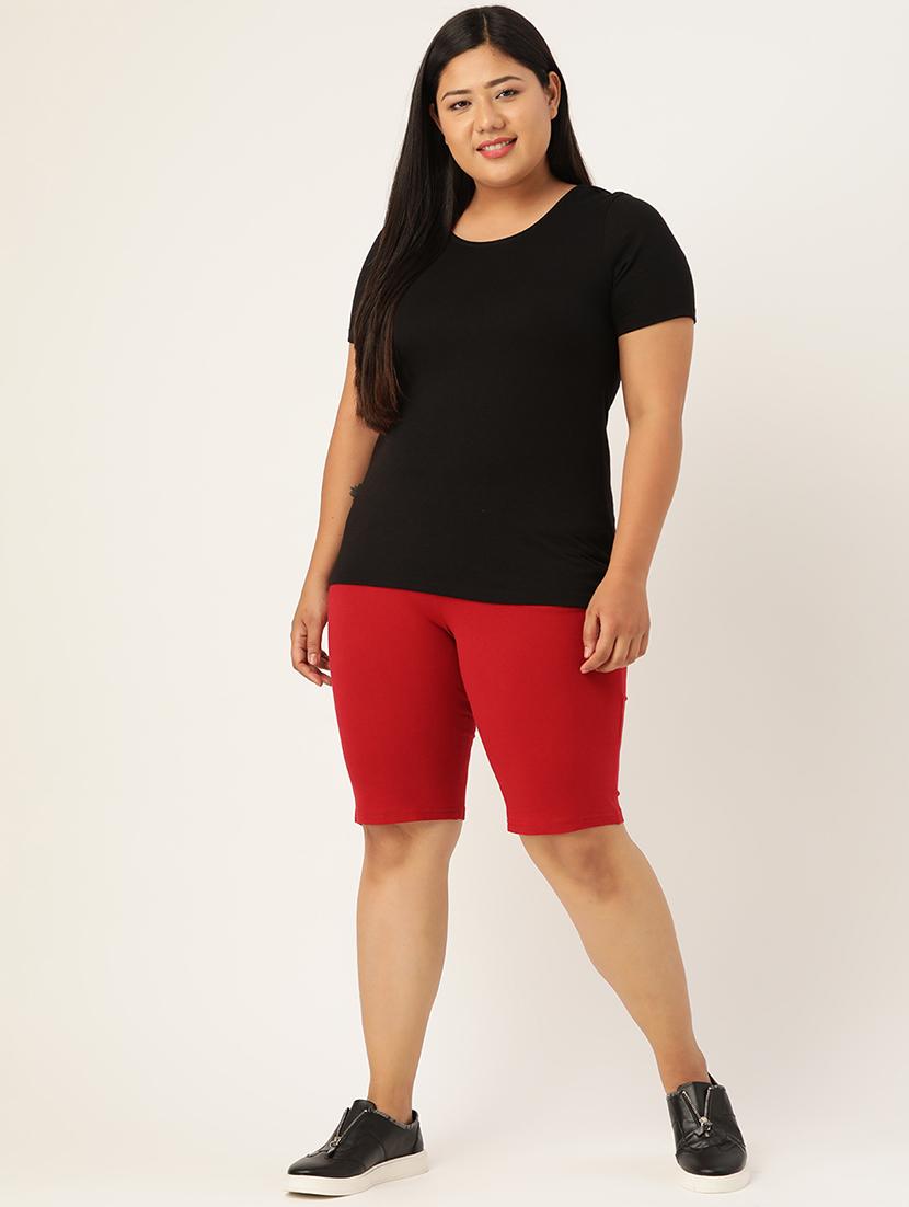 drawstring waist plus short - 18302707 - Standard Image - 3