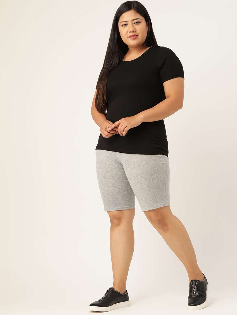 mid rise solid short - 18302711 - Standard Image - 3