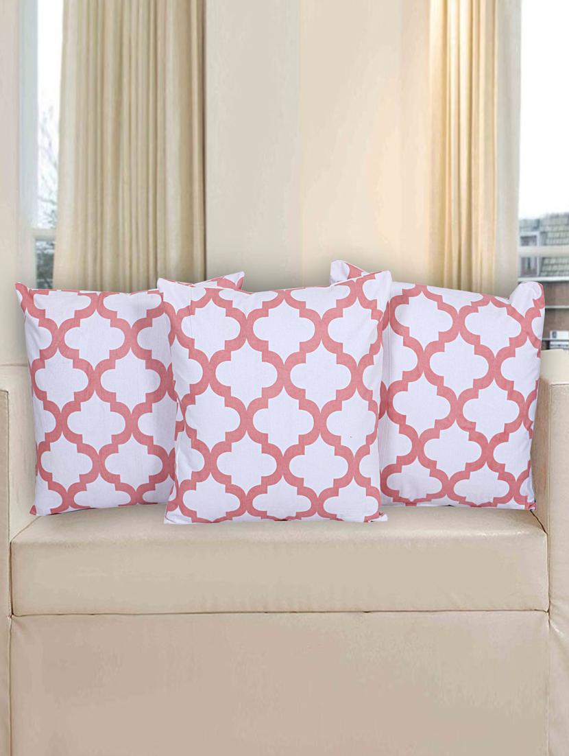 texstylers pure cotton jaipuri print set of 3 pcs 16x16 inches cushion cover - 18302906 - Zoom Image - 0