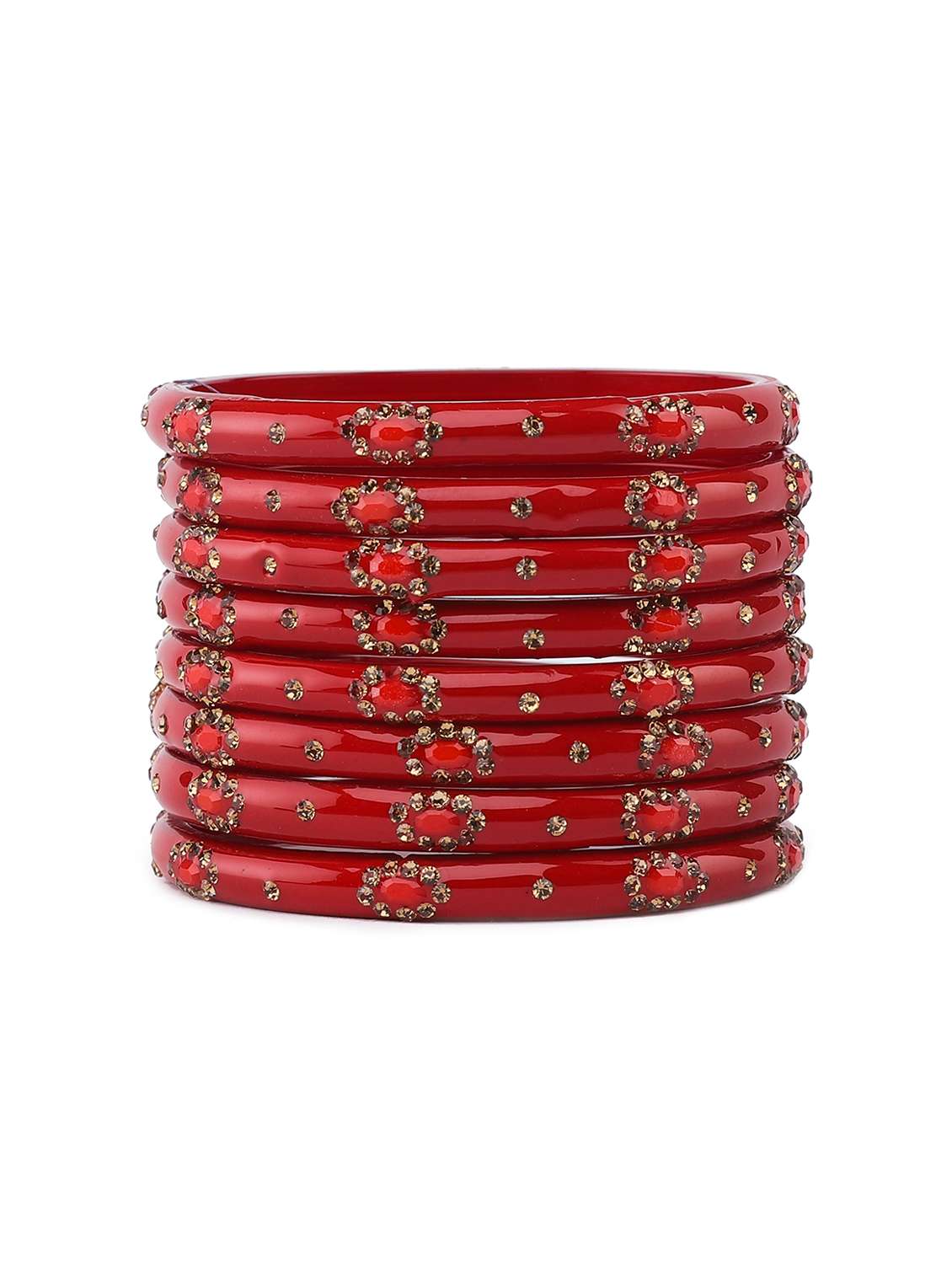 Thread Bangles Red Bangles Glass Buy Online Red Glass Bangle From