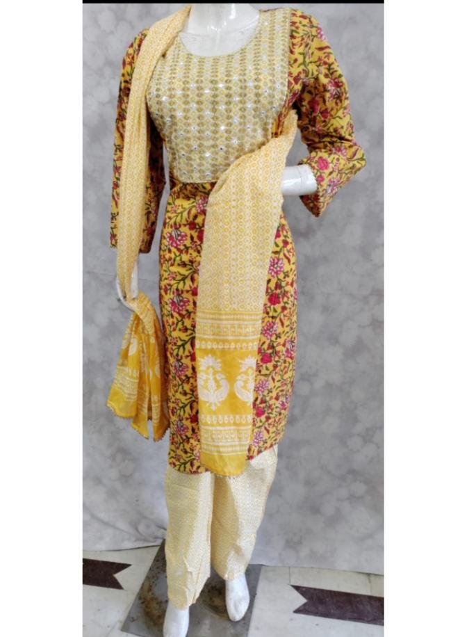 trousers suit with dupatta  - 18304801 -  Zoom Image - 0