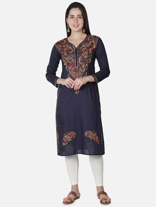 women's straight kurta - 18304816 - Standard Image - 0