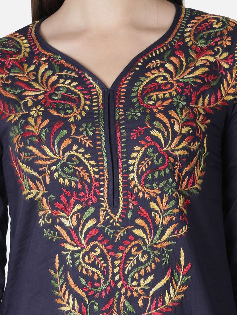 women's straight kurta - 18304816 - Standard Image - 5