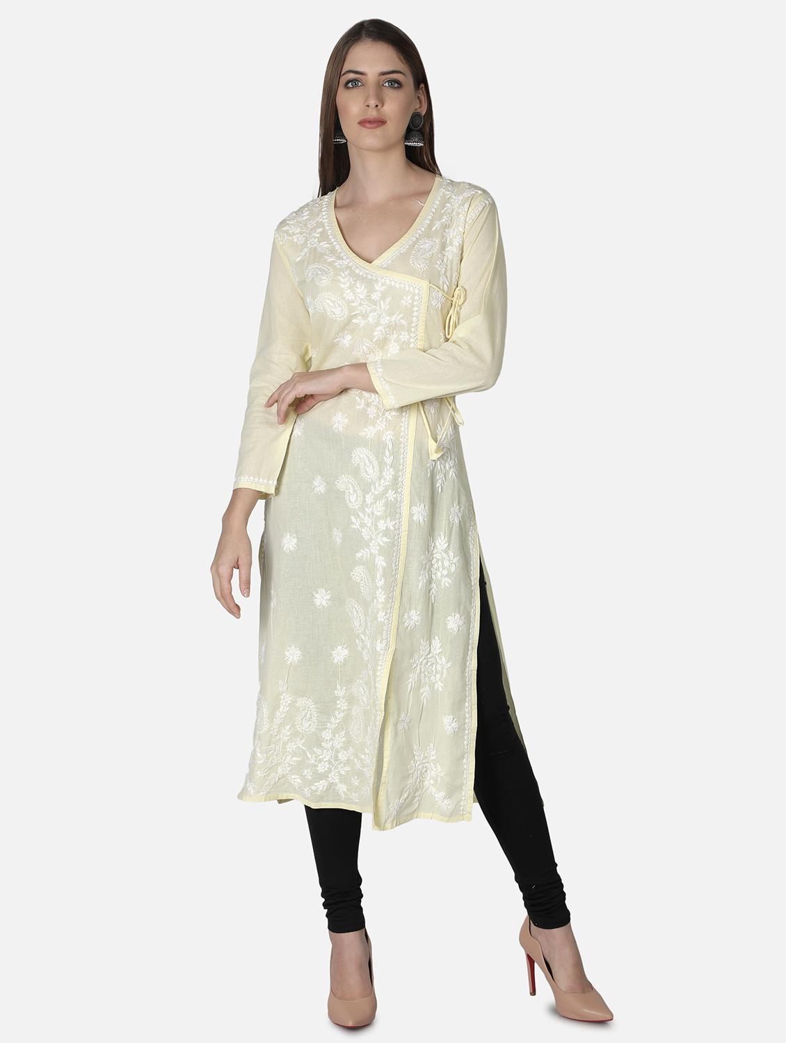 women's angrakha kurta - 18304849 -  Zoom Image - 0