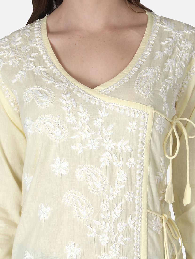 women's angrakha kurta - 18304849 - Standard Image - 5