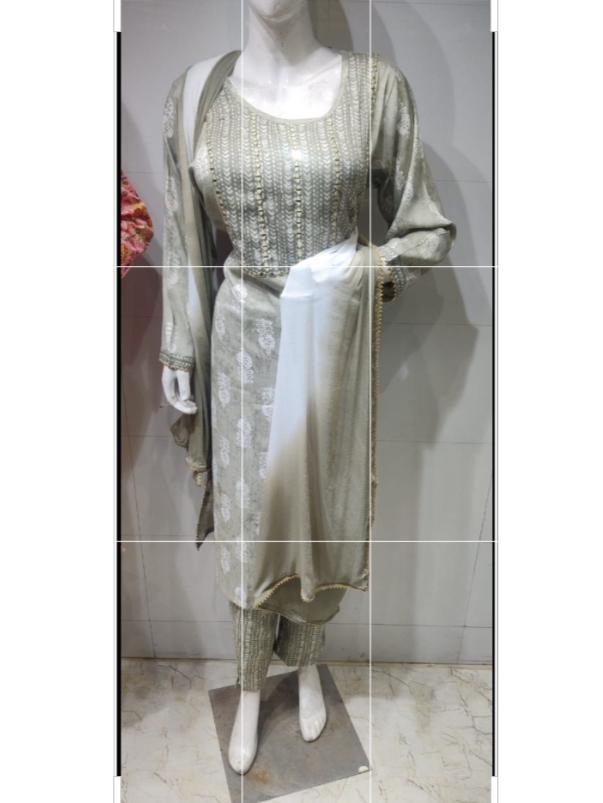 trousers suit with dupatta  - 18304857 -  Zoom Image - 0