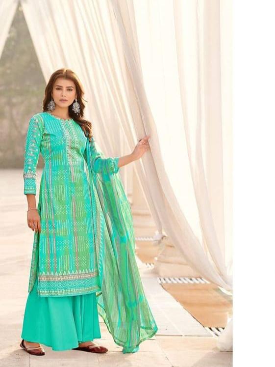 unstitched cotton suit set - 18305603 - Zoom Image - 0