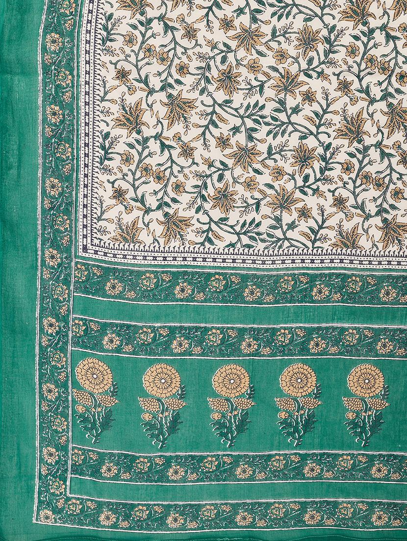 turquoise cotton suit set - 18306095 - Standard Image - 5