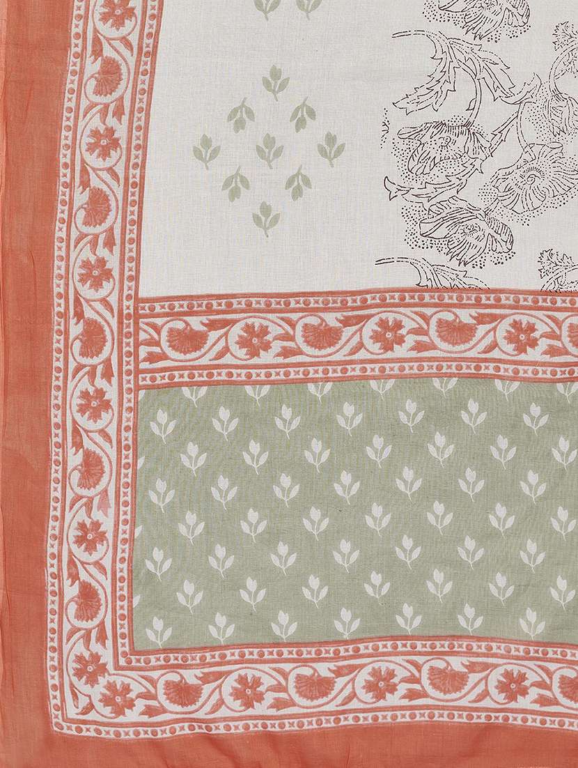 peach cotton suit  set - 18306107 -  Standard Image - 5