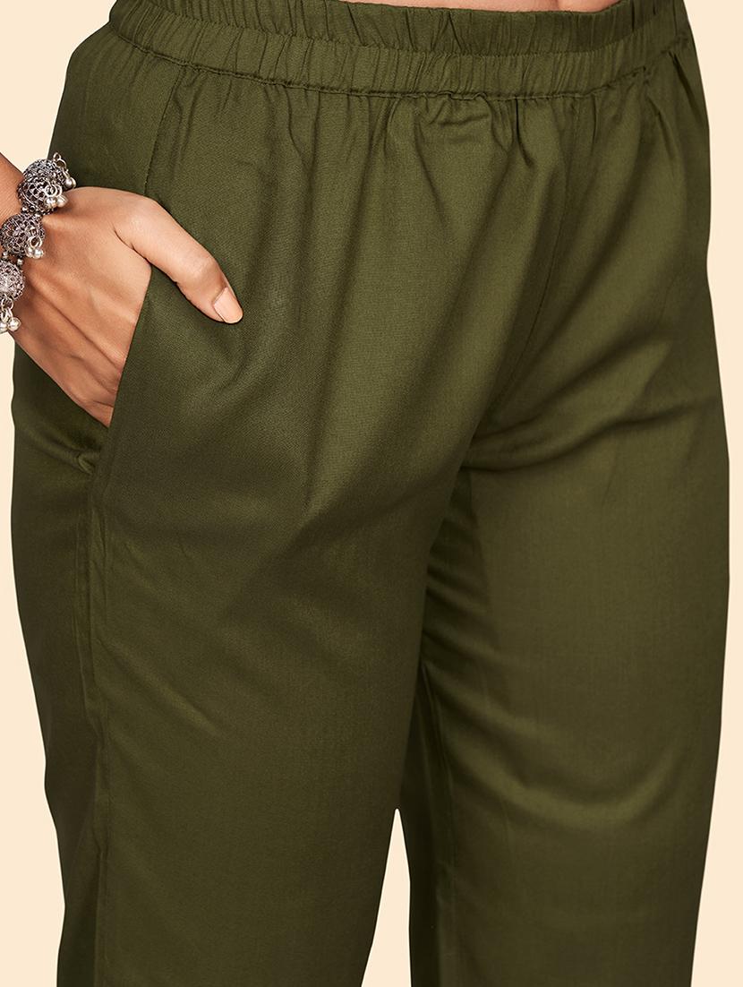 orange rayon kurta pant set - 18306238 - Standard Image - 3