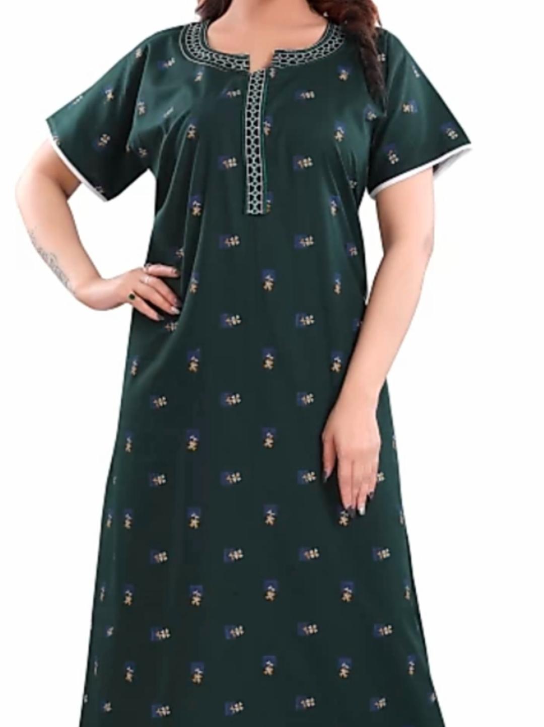 green cotton nightwear set - 18306374 - Zoom Image - 0
