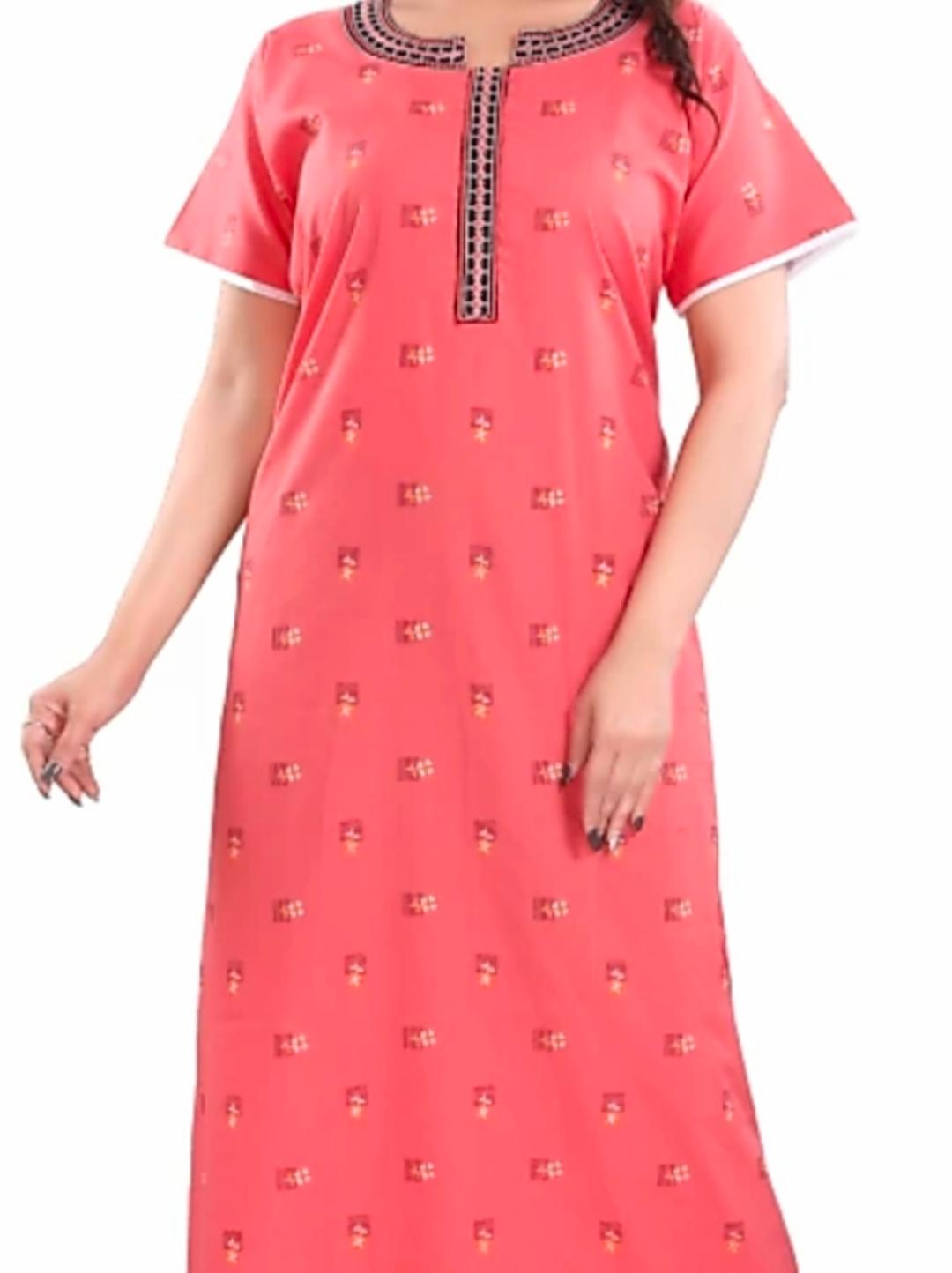 orange cotton nightwear set - 18306376 -  Zoom Image - 0