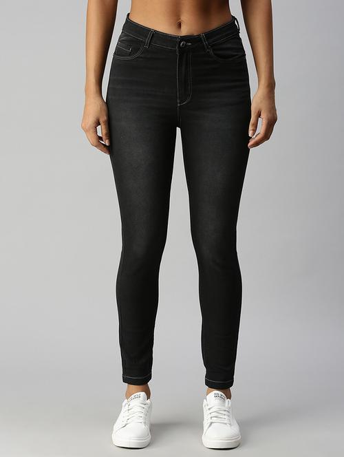women's plain slim fit jeans - 18306528 -  Standard Image - 0