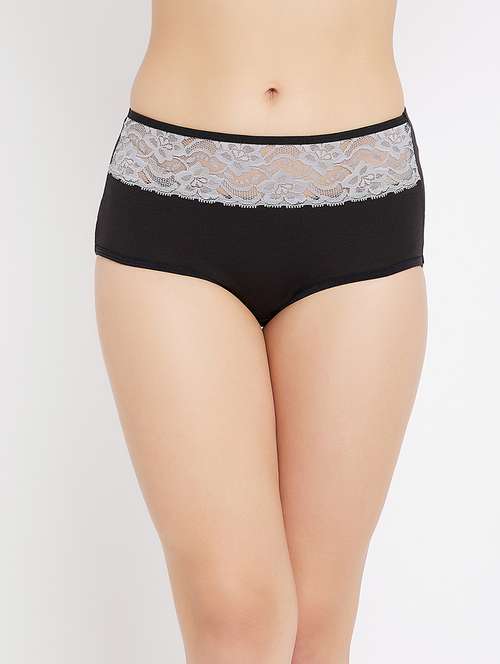black laced hipster panty - 18307288 -  Standard Image - 0