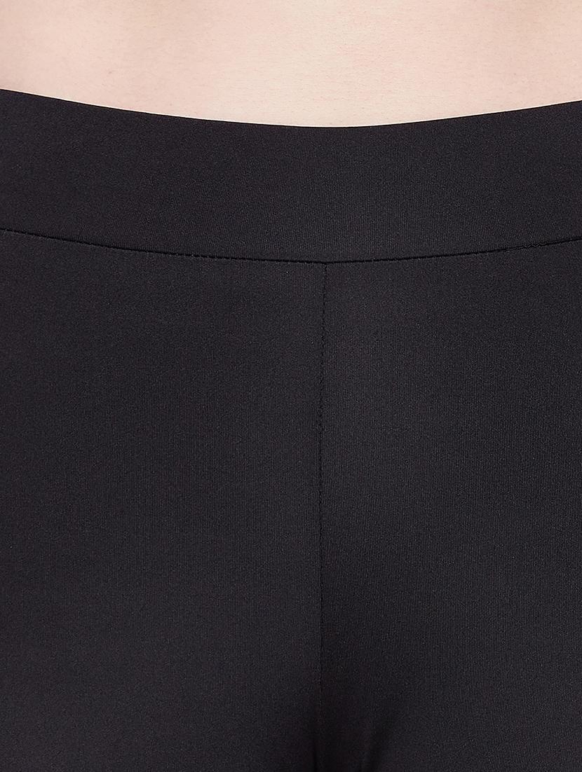high rise solid yoga pants track pant - 18307455 - Standard Image - 5