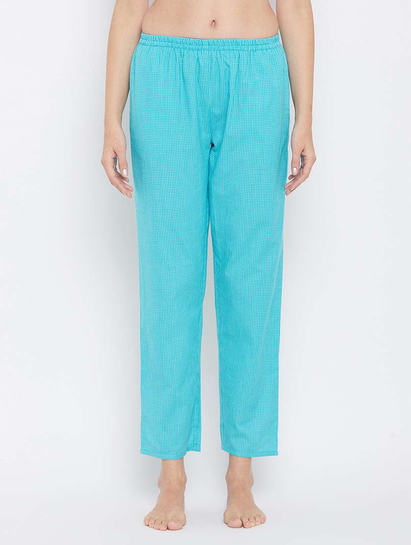 mid-rise checkered pajama - 18307458 -  Zoom Image - 0