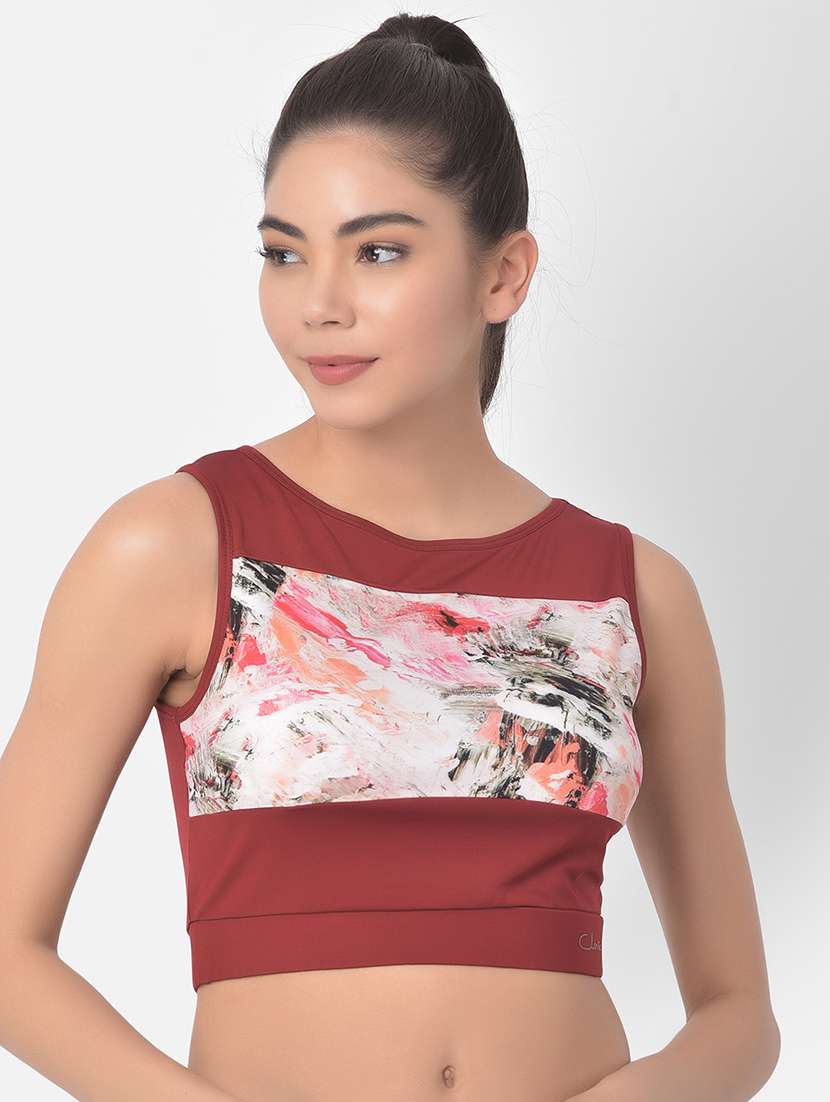 women's color block boat neck t-shirt