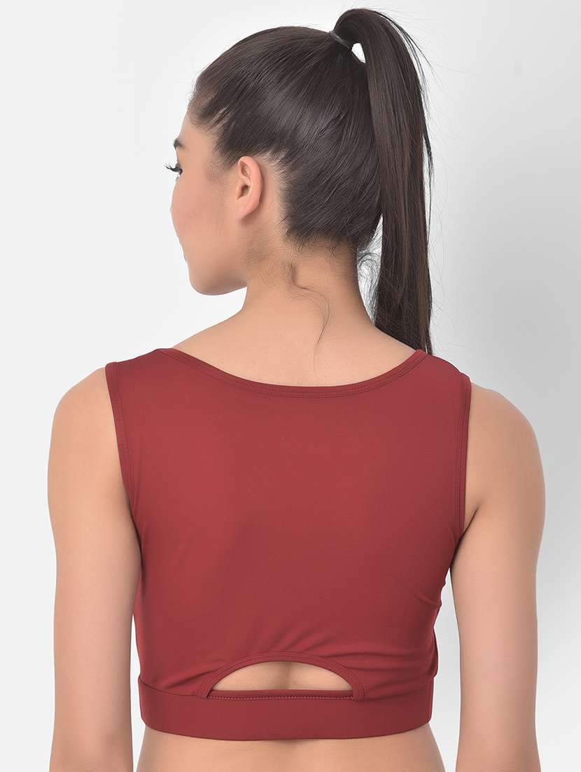 women's color block boat neck t-shirt - 18307483 -  Standard Image - 3